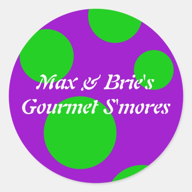 Round Candy Label 2 (Front)