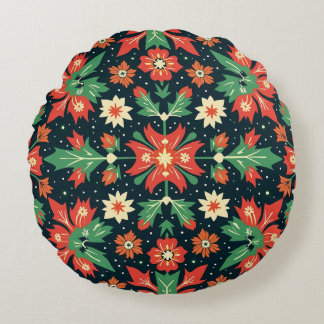 Round Christmas Cushion