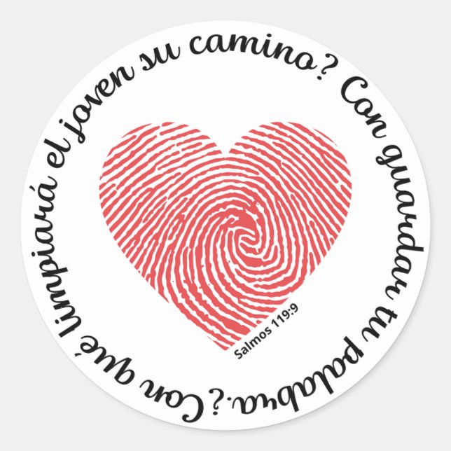 Round Classic Sticker (Front)