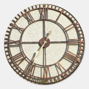 Round Clock Stickers