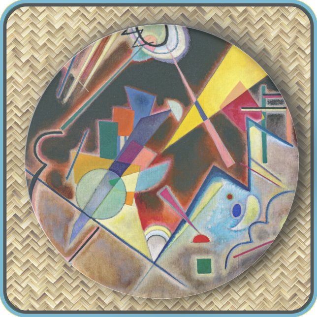 ROUND COASTER - "Tiefes Braun" - Kandinsky (Creator Uploaded)