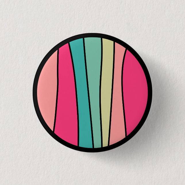 Round Color Abstract 160422(02) 3 Cm Round Badge (Front)