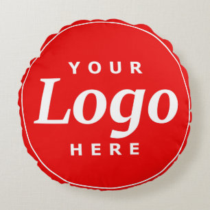 Round Company Logo Cushion
