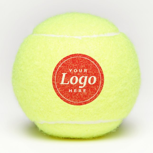 Round Company Logo Tennis Balls (Front)