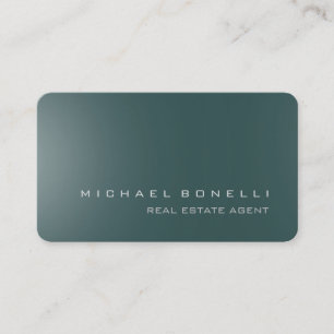 Round Corner Dark Slate Grey Business Card