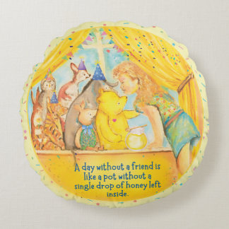 Round Cushion - Winnie The Pooh