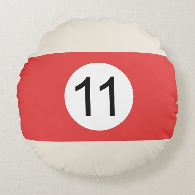 Round Cushions Billiards Ball #11 (Front)