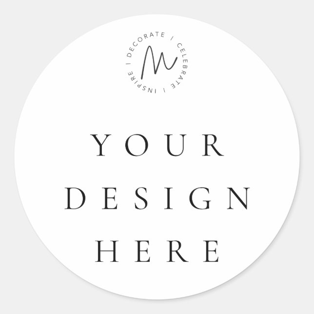 Round Custom Favour Tag (Front)