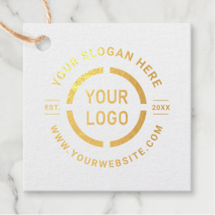 Round Custom Logo Business Branded hang tags