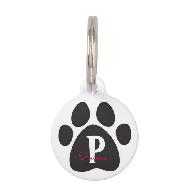 Round Custom Pet Tag/Quote Tag (Front)