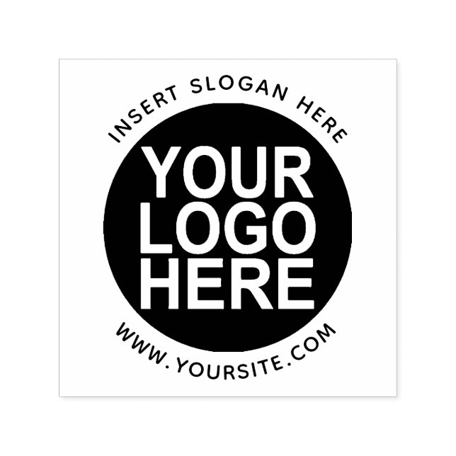 Round Custom Your Company Logo Large Stamp (Design)