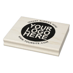 Round Custom Your Company Logo Large Stamp