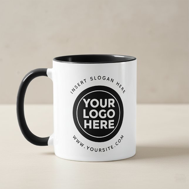 Round Custom Your Company Logo Mug (Creator Uploaded)