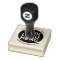 Round Custom Your Company Logo Rubber Stamp
