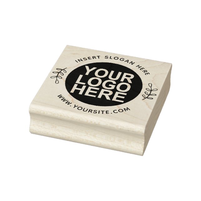 Round Custom Your Company Logo Rubber Stamp (Stamp)