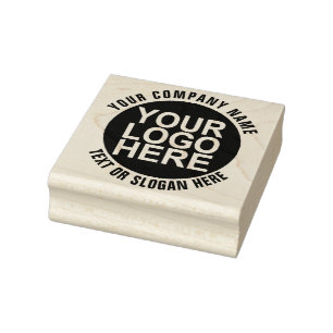 Round Custom Your Company Logo Stamp