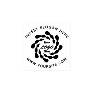 Round Custom Your Company Logo Stamp