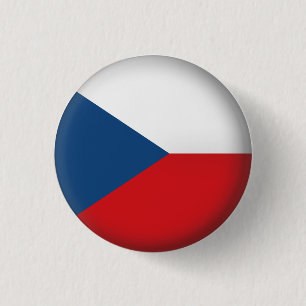 Round Czech Republic 3 Cm Round Badge