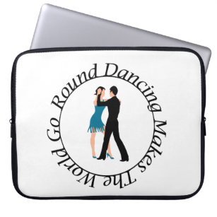 Round Dance Laptop Sleeve 15"