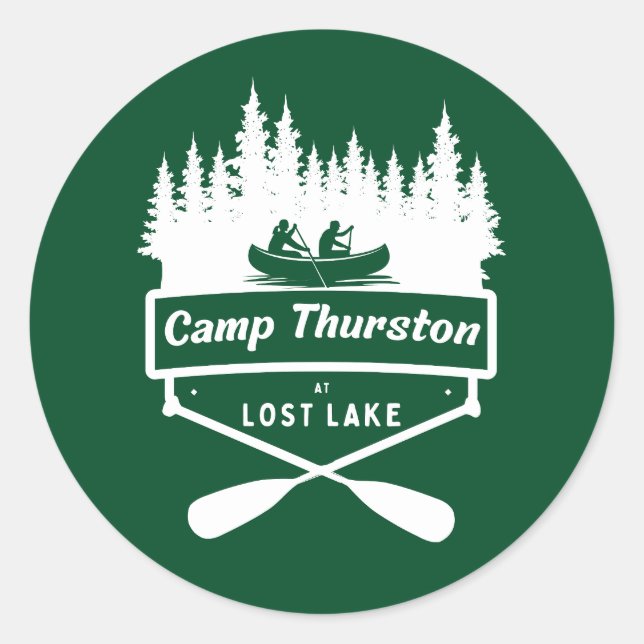 Round design sticker (Front)