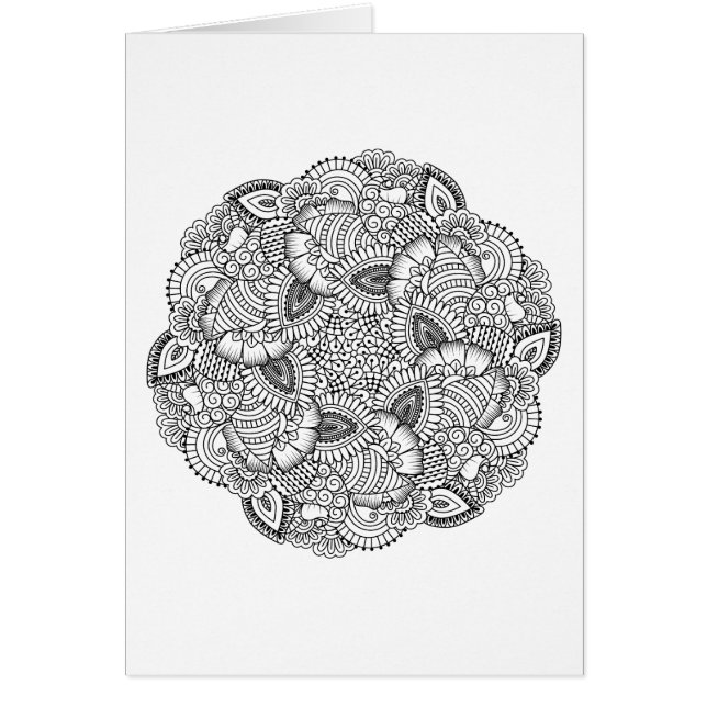 Round Doodle Design (Front)