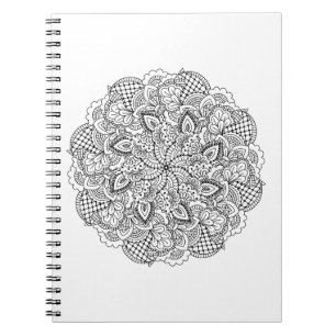 Round Doodle Notebook