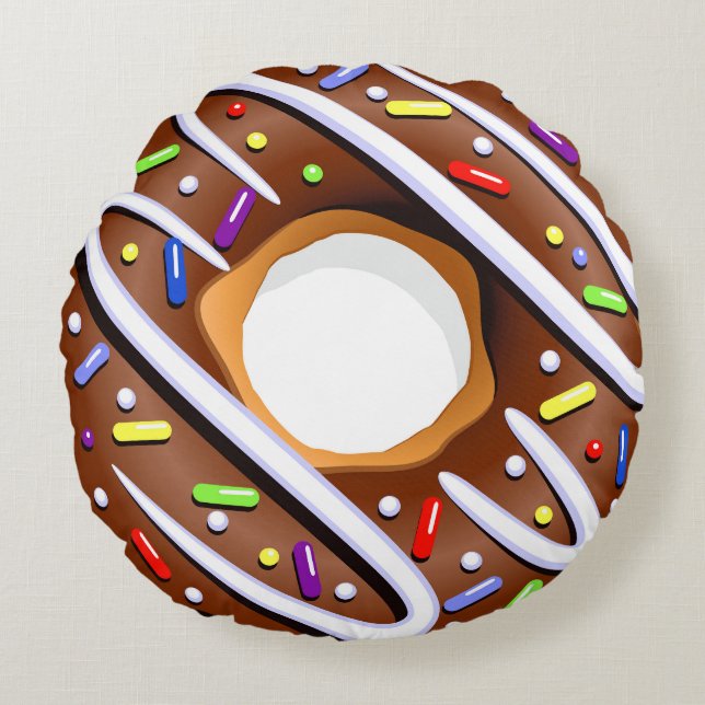 Round Doughnut Pillow - SRF (Front)