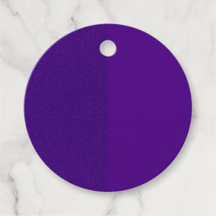 Round Dual-Texture Purple Favour Tags – Customise