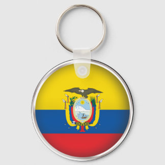 Round Ecuador Key Ring