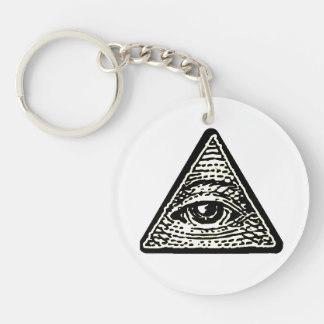Round-eye key holder that sees everything key ring