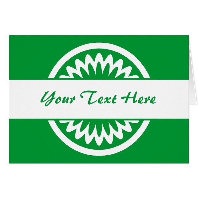 Round Flower - Grass Green (Front Horizontal)