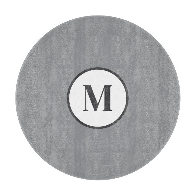 Round Glass Cutting Board (Front)