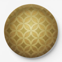 Round Golden Pattern