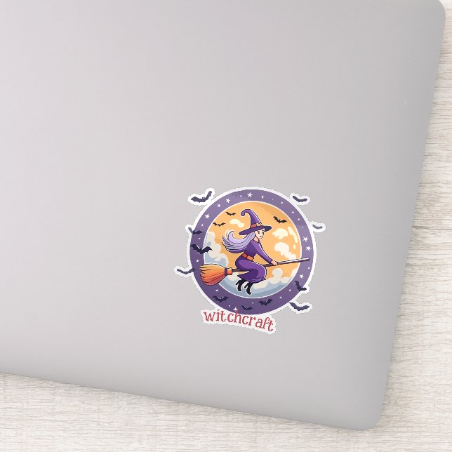 Round Halloween Witch (Detail)