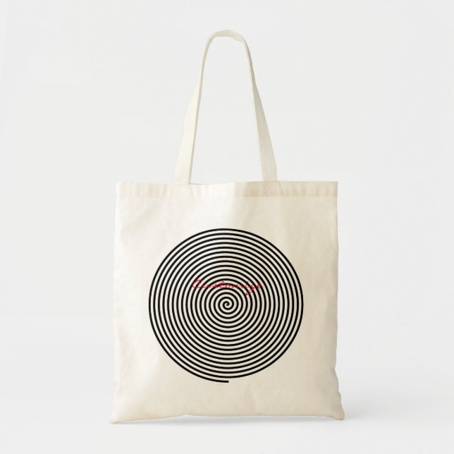 Round Hypnosis Circle Thunder_Cove Tote Bag (Front)