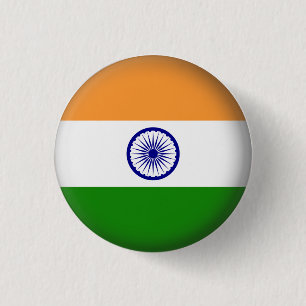 Round India 3 Cm Round Badge