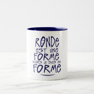 round_is_a_form_then_quote Two-Tone coffee mug