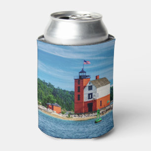 Round Island Lighthouse Can Cooler