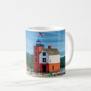 Round Island Lighthouse Coffee Mug