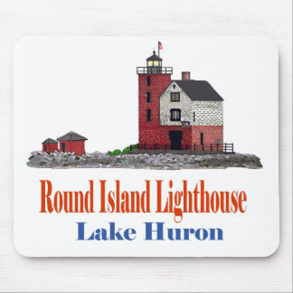 Round Island Lighthouse Mouse Mat