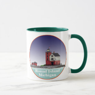 Round Island Lighthouse Mug