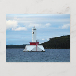 Round Island Passage Light Postcard