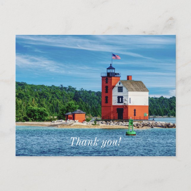 Round Island Thank you Postcard (Front)