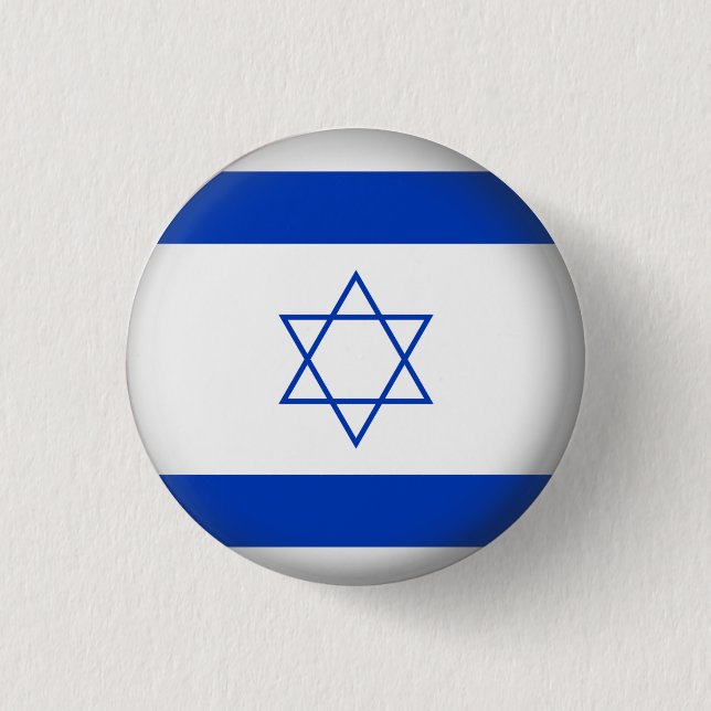 Round Israel 3 Cm Round Badge (Front)