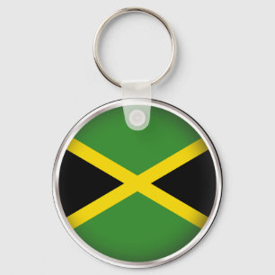 Round Jamaica Key Ring