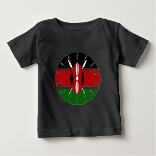 Round Kenyan Motif: A National Symbol Baby T-Shirt