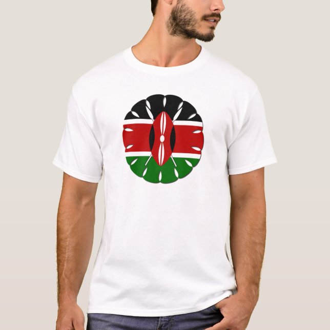 Round Kenyan Motif: A National Symbol T-Shirt (Front)