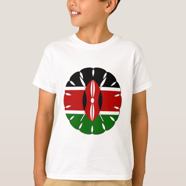 Round Kenyan Motif: A National Symbol T-Shirt (Front)