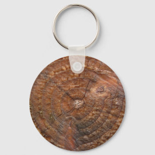 Round Keychain wooden Accessories natural style