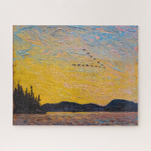Round Lake Mud Bay Tom Thomson Jigsaw Puzzle